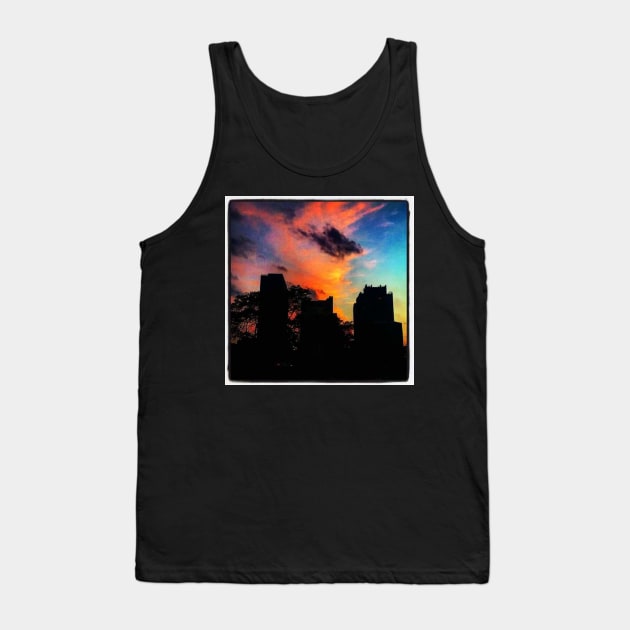 Colorful Evening Tank Top by SteelPostMedia